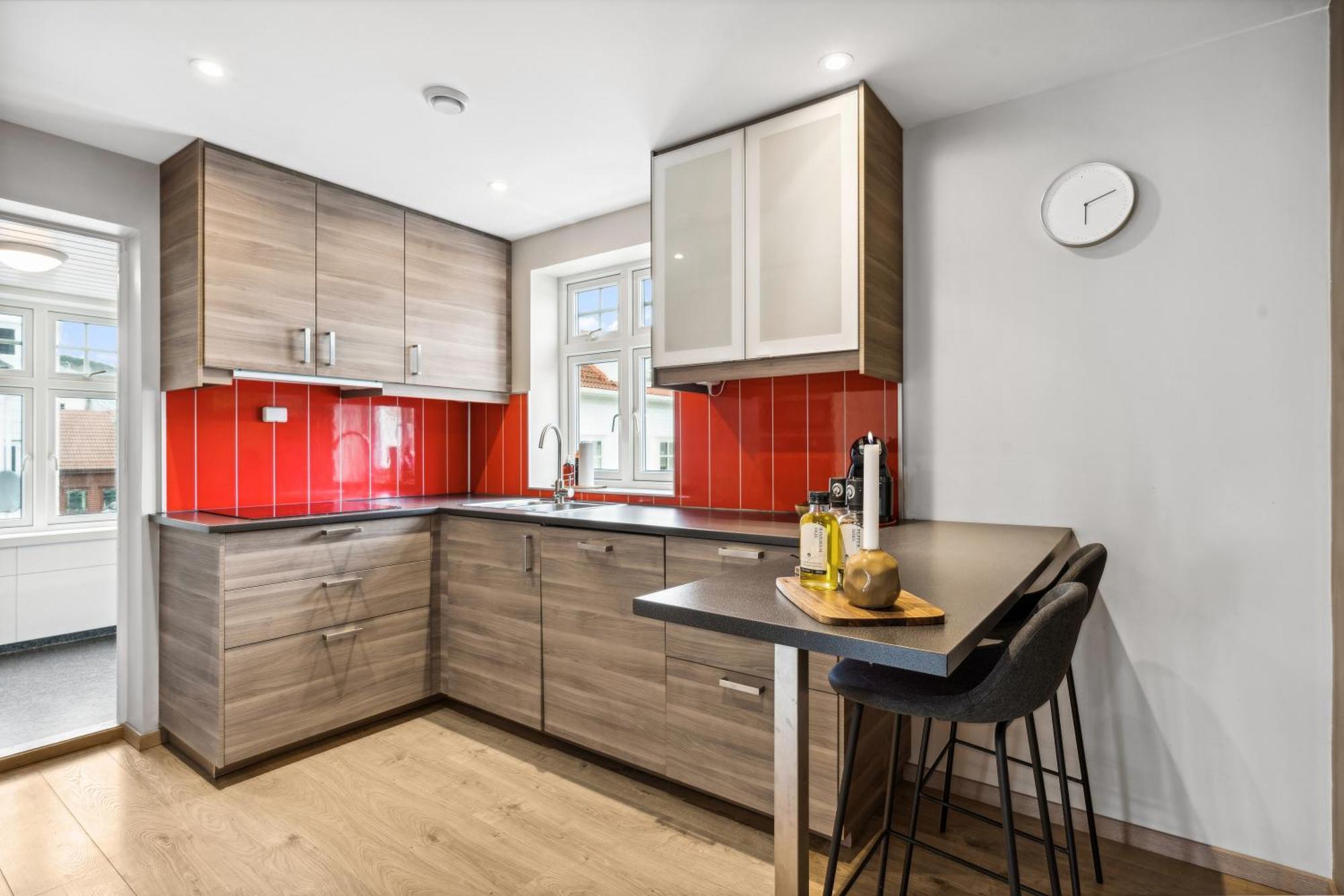 Ferienwohnung Stylish & Bright Penthouse - Office - 5 Star Location! Egersund Exterior foto